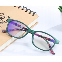 Okulary progresywne kocie damskie zielone dal 0 bliż do wyboru +1 do +4