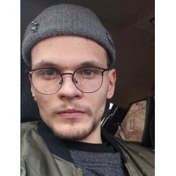 OKULARY minusy złote czarne kocie uszy -3.5
