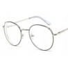 OKULARY MINUSY srebrne - czarne kocie uszy -2