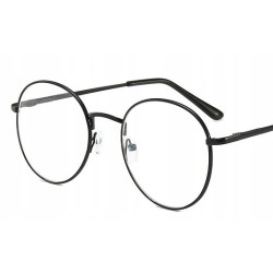 OKULARY metal anty blue czarne