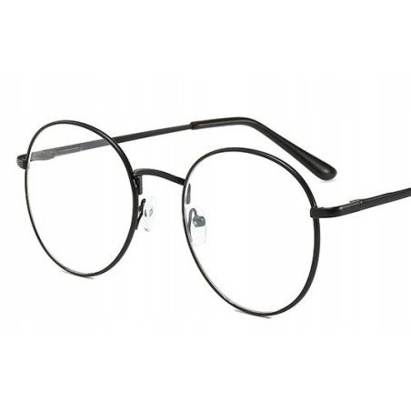 OKULARY metal anty blue czarne