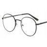 OKULARY metal anty blue czarne