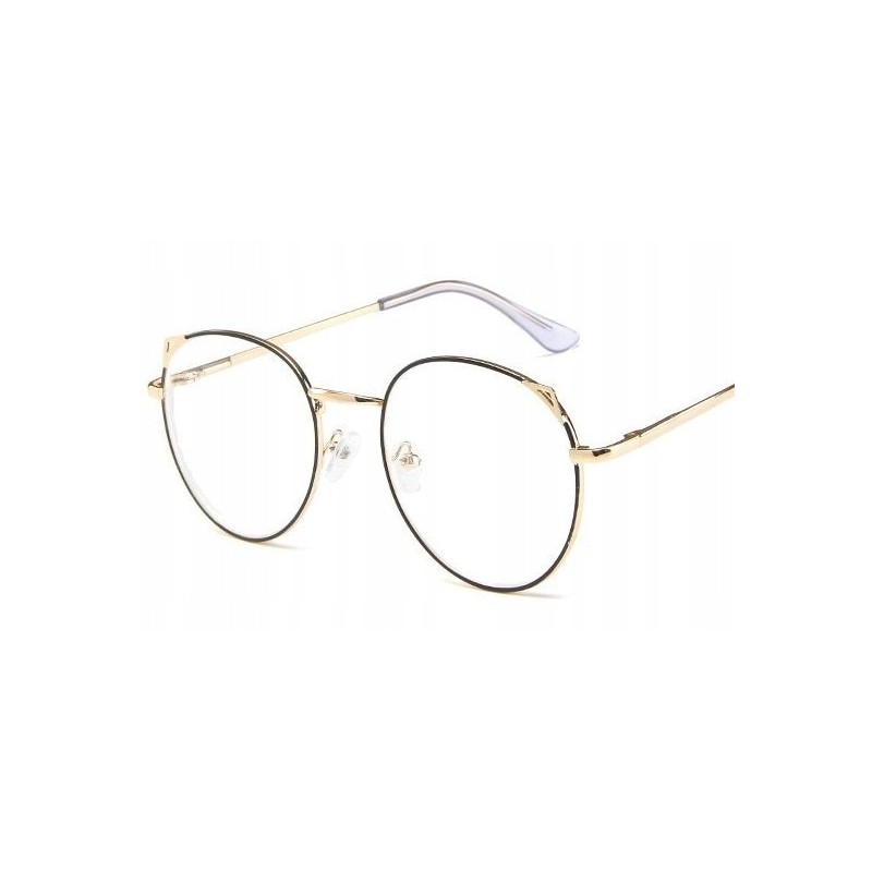 OKULARY KOREKCYJNE MINUSY kocie uszy od -6