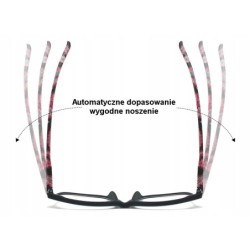 Okulary do czytania kocie damskie BRĄZOWE +1.5