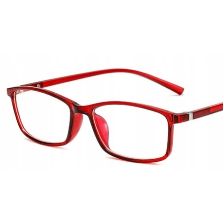 OKULARY czerwone minusy KOMPUTERA anty blue -1.5
