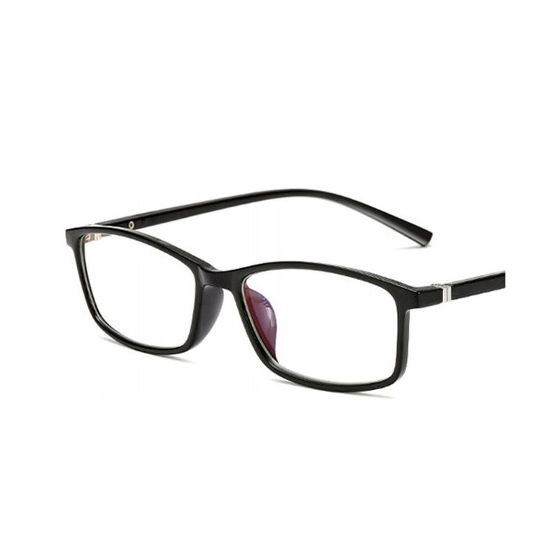 OKULARY czarne minusy DO KOMPUTERA anty blue -1.5