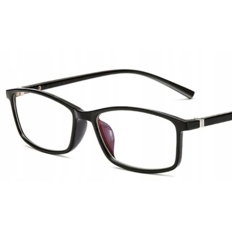OKULARY czarne minusy DO KOMPUTERA anty blue -1.5