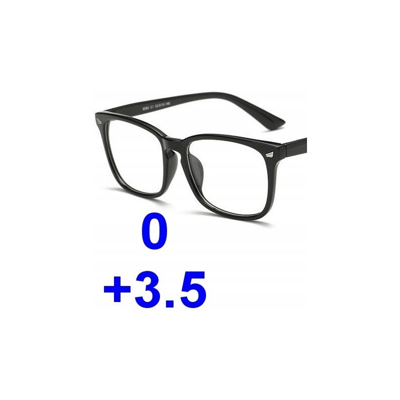 Okulary progresywne gotowe DAL 0, BLIŻ +3.5