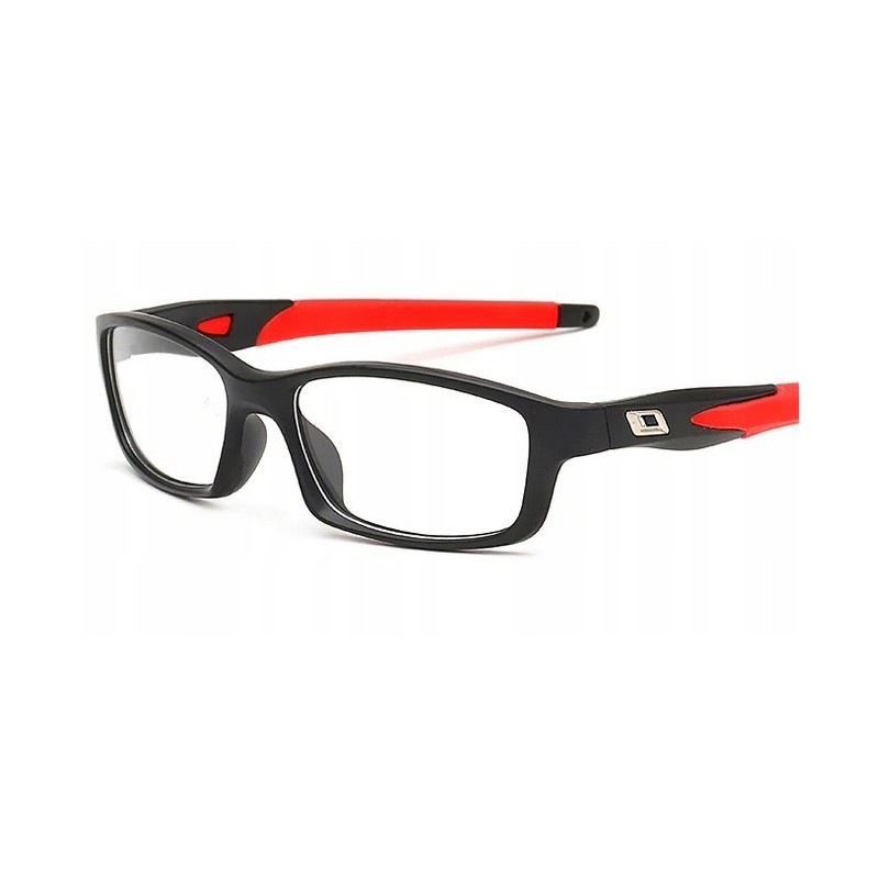 OKULARY KOREKCYJNE sportowe czerwone PLUSY -6 do +4