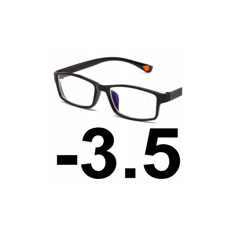 OKULARY DO KOMPUTERA KOREKCYJNE anty blue -3.5