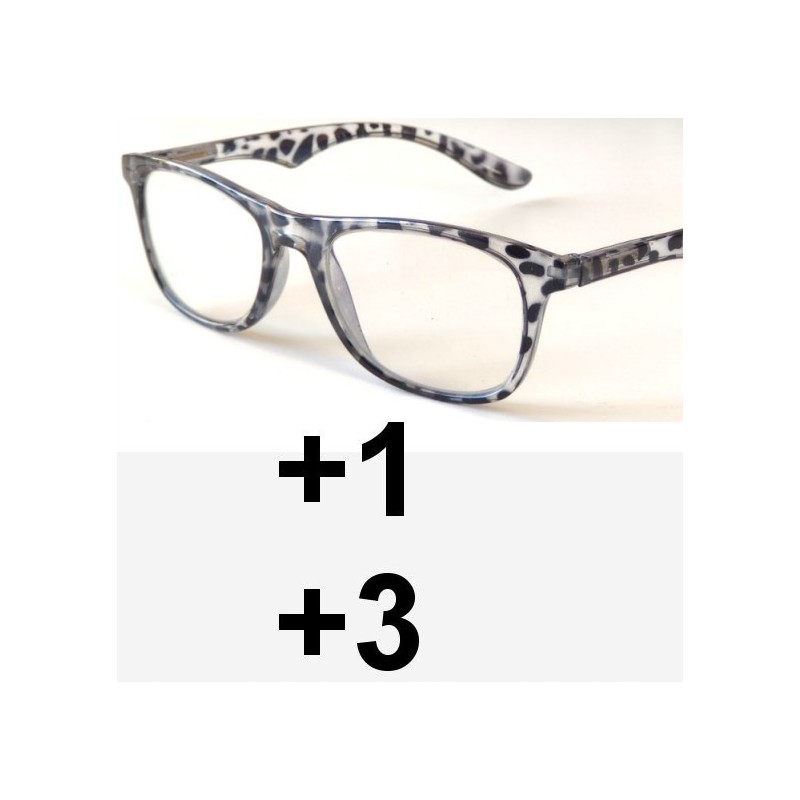 OKULARY dwuogniskowe DAL: +1, BLIŻ: +3