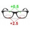 OKULARY dwuogniskowe DAL: +0.5, BLIŻ: +2.5