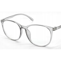 OKULARY duże zielone antyblue UV400 zerówki