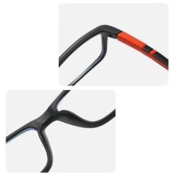 OKULARY KOREKCYJNE sportowe niebieskie PLUSY +3.5