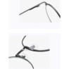 OKULARY metal KOREKCYJNE PLUSY +4 srebrne