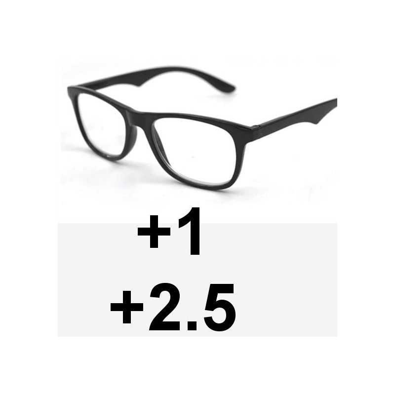 OKULARY dwuogniskowe DAL: +1, BLIŻ: +2.5