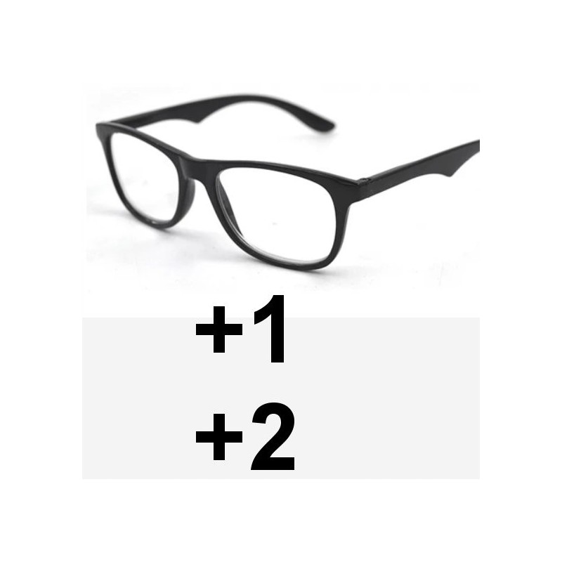 OKULARY dwuogniskowe DAL: +1, BLIŻ: +2