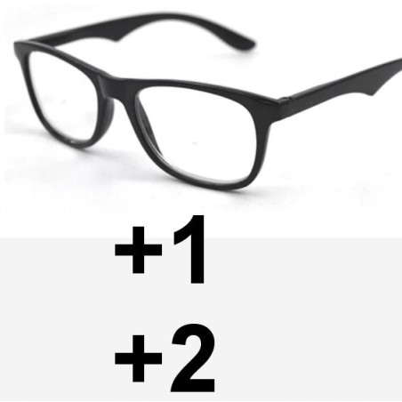 OKULARY dwuogniskowe DAL: +1, BLIŻ: +2