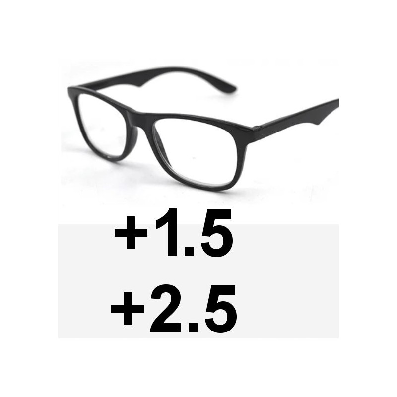 OKULARY dwuogniskowe DAL: +1.5, BLIŻ: +2.5