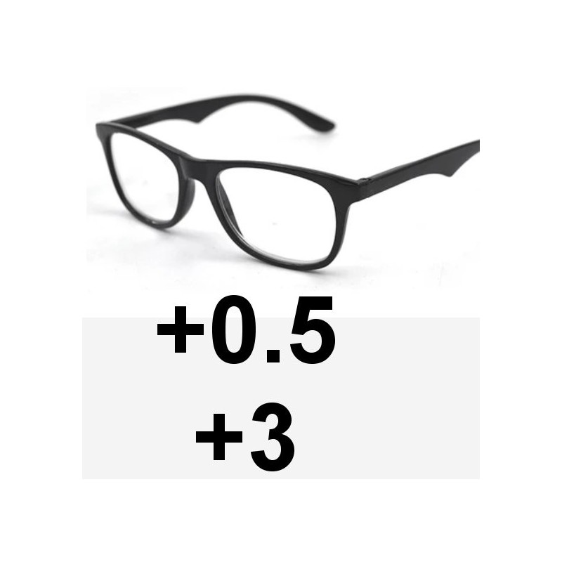 OKULARY dwuogniskowe DAL: +0.5, BLIŻ: +3