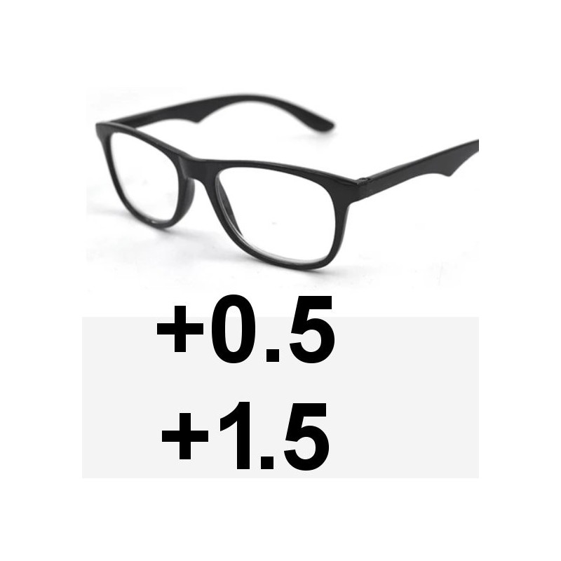 OKULARY dwuogniskowe DAL: +0.5, BLIŻ: +1.5