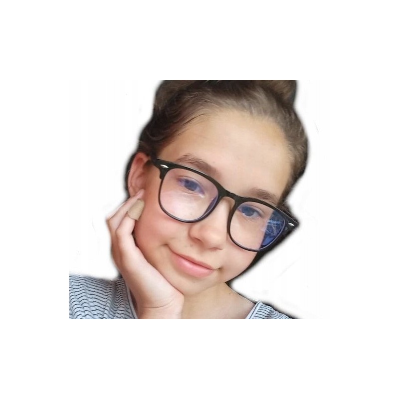 OKULARY KOREKCYJNE NERD nerdy retro MINUSY -1