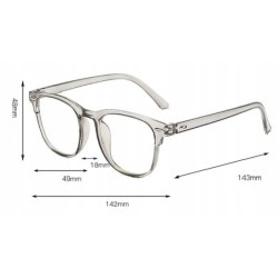 OKULARY KOREKCYJNE NERD nerdy retro MINUSY -1