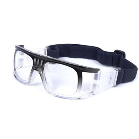 Okulary ochronne sportowe czarne gradient - wg recepty