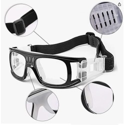 Okulary ochronne sportowe czarne gradient - wg recepty