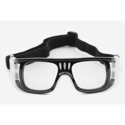 Okulary ochronne sportowe granatowe - wg recepty