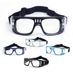 Okulary ochronne sportowe granatowe - wg recepty