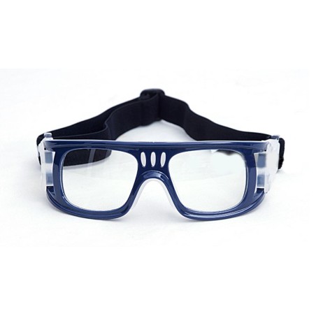 Okulary ochronne sportowe granatowe - wg recepty