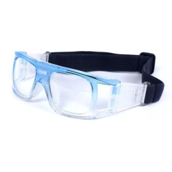 Okulary ochronne sportowe granatowe - wg recepty