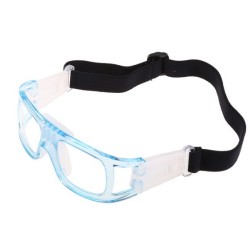 Okulary ochronne sportowe błękitne gradient - wg recepty