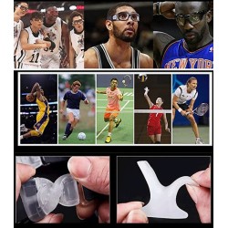 Okulary ochronne sportowe czarne - o określonej mocy soczewek